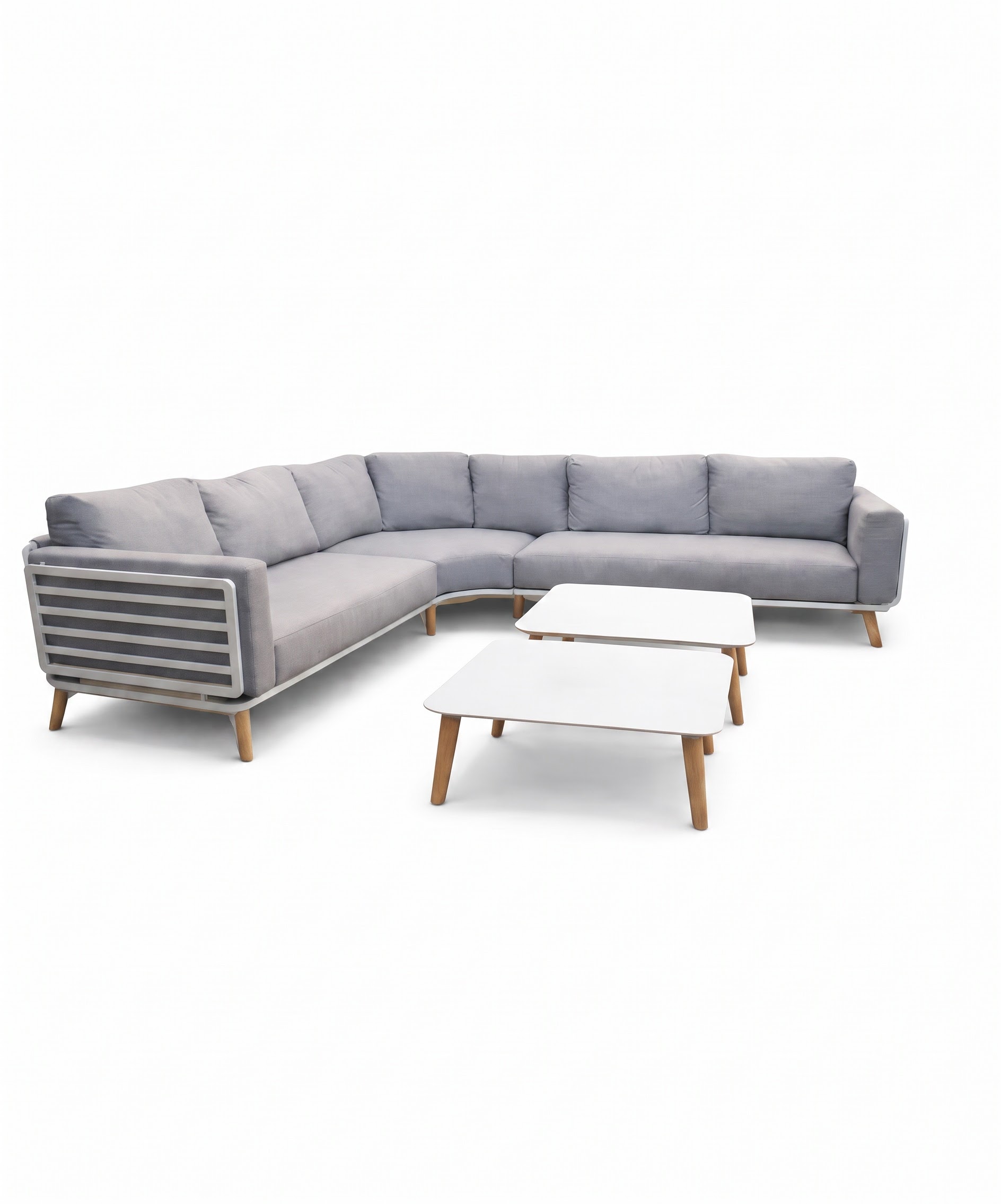 Moss White Set – מערכת ישיבה פינתית
